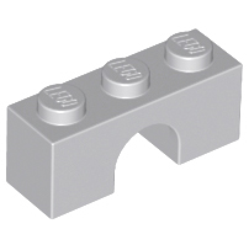 Boog 1x3 Light Bluish Gray